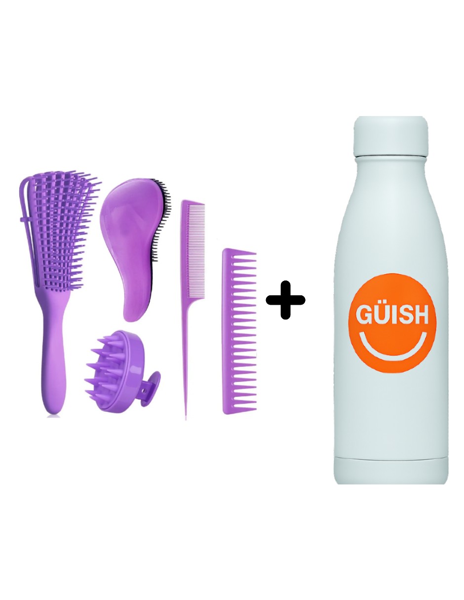 Foto 2 pulgar | Kit para Cabello 5 Piezas + Termo Güish