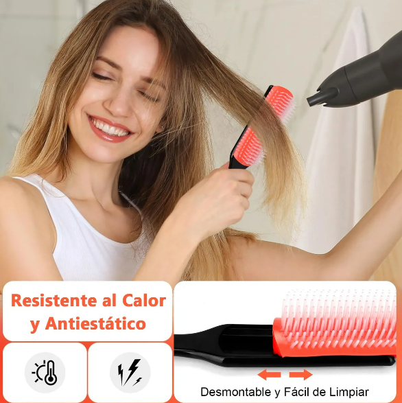 Foto 3 pulgar | Xtellar Set Lujo De Cepillos Y Peines - Kit De Cuidado Capilar Para Cabello Rizado