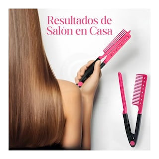 Foto 8 | Peine Alaciado Para Planchar Cabello Tenaza Estilista Alaciado Efecto Salon De Belleza Barberia