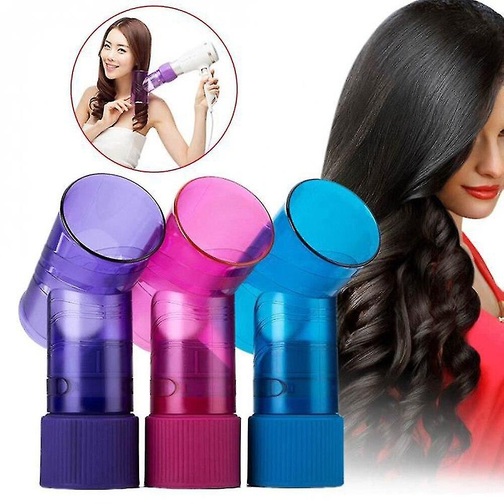Foto 5 pulgar | Pinzas Para Rizar El Pelo  Bricolaje  Difusor De Pelo  Color Morado - Venta Internacional.