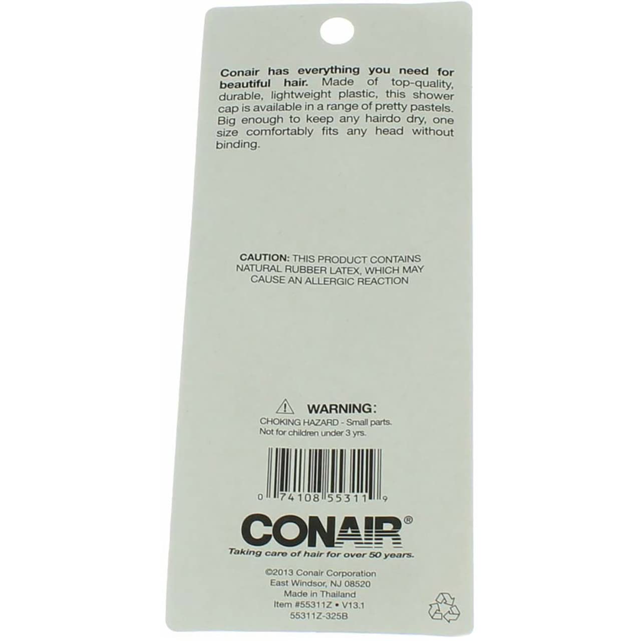 Foto 4 pulgar | Gorro De Ducha Conair Regular De Plástico De 18 Cm De Diámetro (paquete De 3) - Venta Internacional.