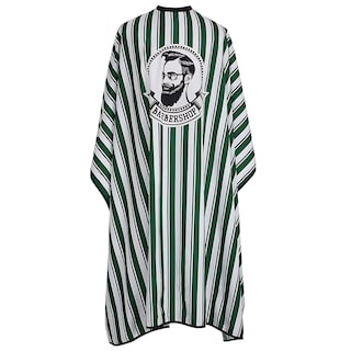 Foto 1 | Capa Para Barberia Mandil Ecomlab Estilista Barbero Corte(verde Rayas)