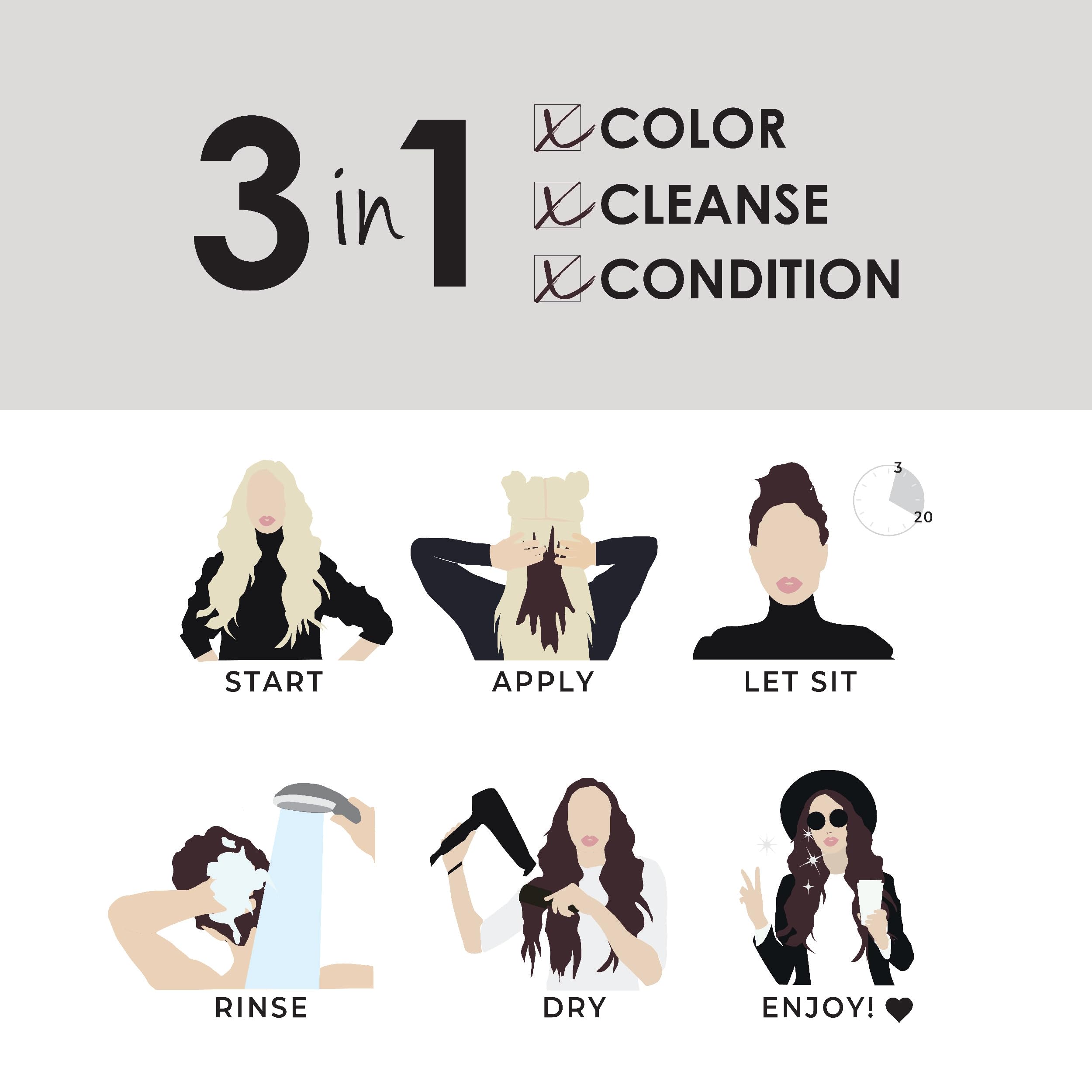 Foto 4 pulgar | Tinte Para El Cabello Keracolor Clenditioner Espresso 355 Ml, Libre De Crueldad Animal - Venta Internacional.