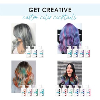 Foto 6 | Tinte Para El Cabello Keracolor Clenditioner Silver Blue 355 Ml, Libre De Crueldad Animal - Venta Internacional.