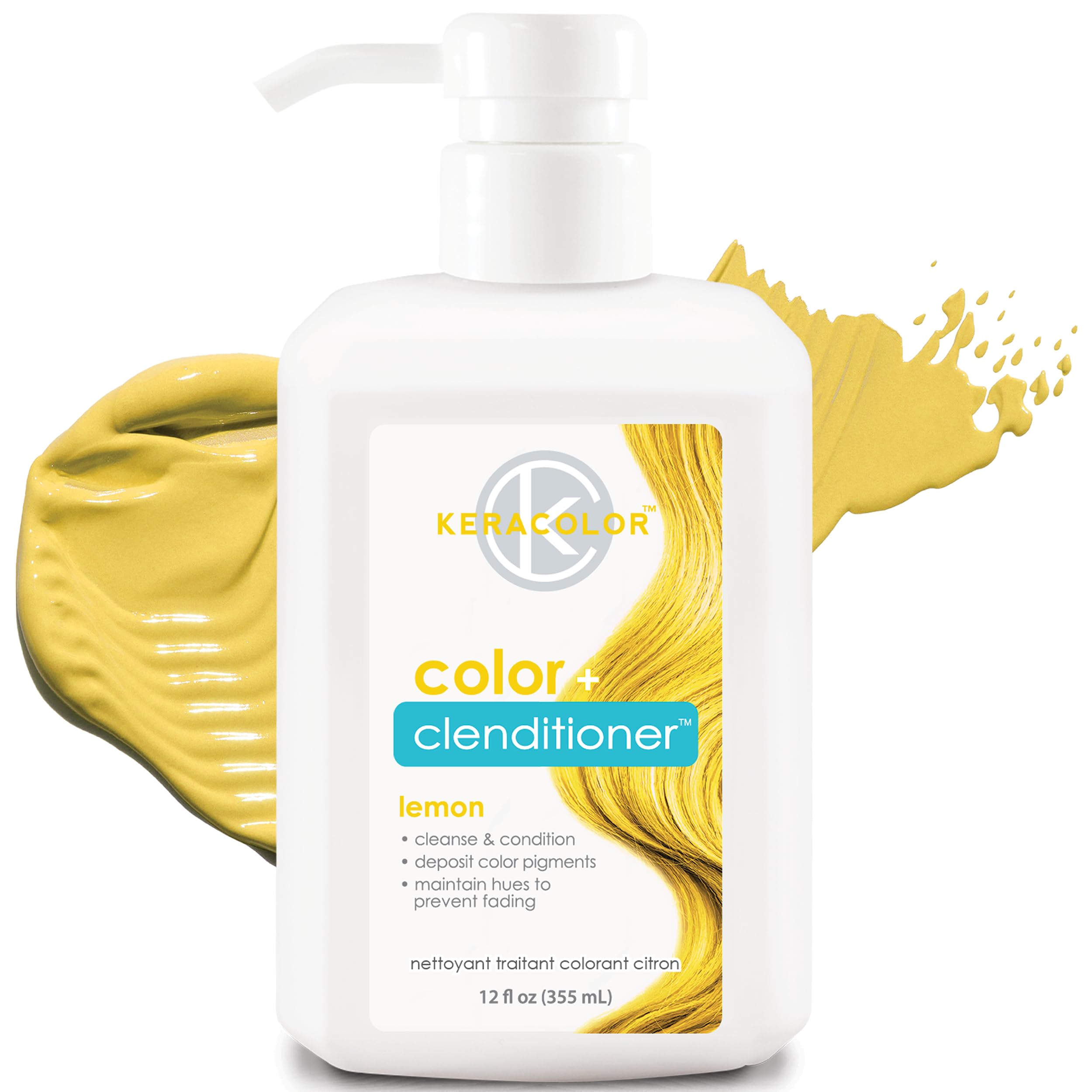 Foto 2 pulgar | Tinte Para El Cabello Keracolor Clenditioner Lemon 350 Ml Semipermanente - Venta Internacional.
