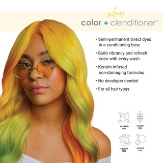 Foto 2 | Tinte Para El Cabello Keracolor Clenditioner Lemon 350 Ml Semipermanente - Venta Internacional.