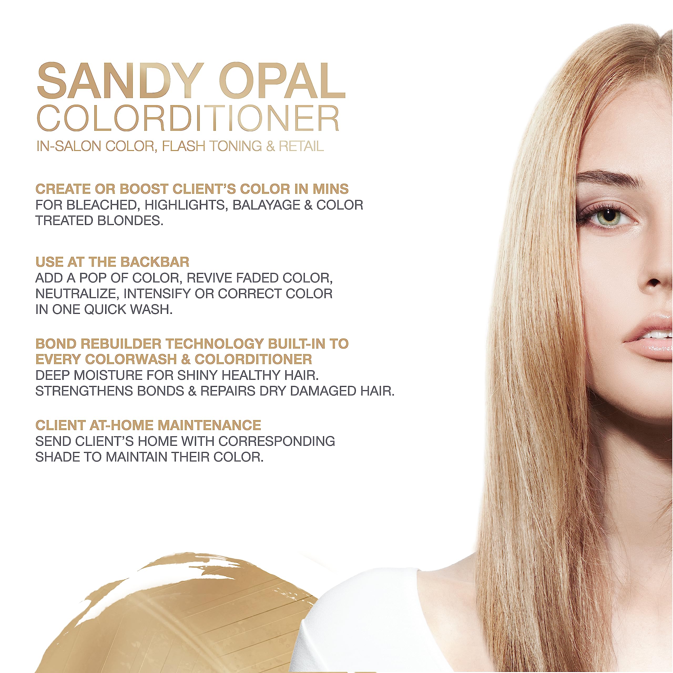 Foto 3 pulgar | Acondicionador Depositante De Color Celeb Luxury Gem Lites Sandy Opal - Venta Internacional.