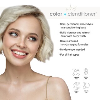 Foto 2 | Tinte Para El Cabello Keracolor Clenditioner Platium Semi Permanent 355 Ml - Venta Internacional.