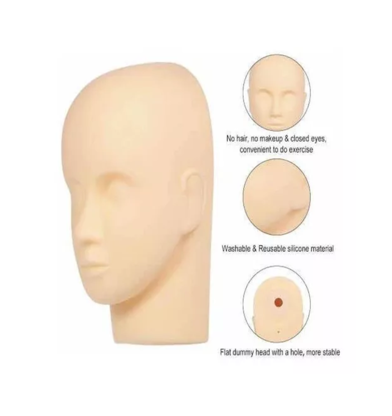 Foto 4 pulgar | Cabeza para Practica de  Maquillaje y Pestañas