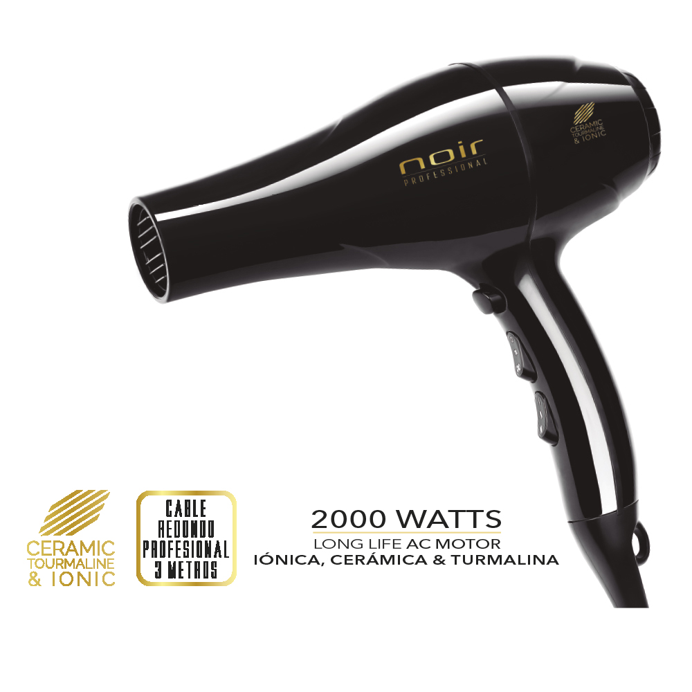 Foto 3 pulgar | Secadora Profesional De Cabello Noir Pro De 2000w Np-hd2400