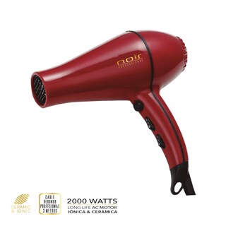 Foto 2 | Secadora de Cabello NOIR PRO Profesional color Rojo de 2000 W NP-HD2200