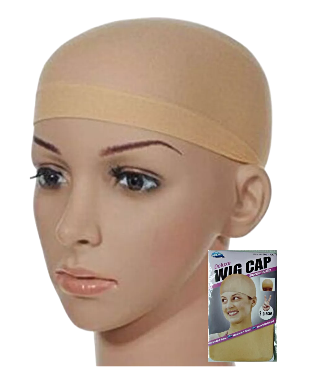 Foto 2 pulgar | Malla Red Gorro Cofia Cabello Peluca 24 Piezas, Color Carne Beige