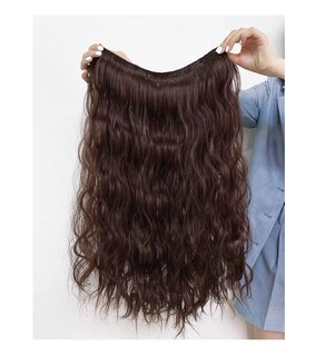 Foto 2 | Extensiones de Cabello Cortinas Kanekalon Grapas color Marrón Oscuro