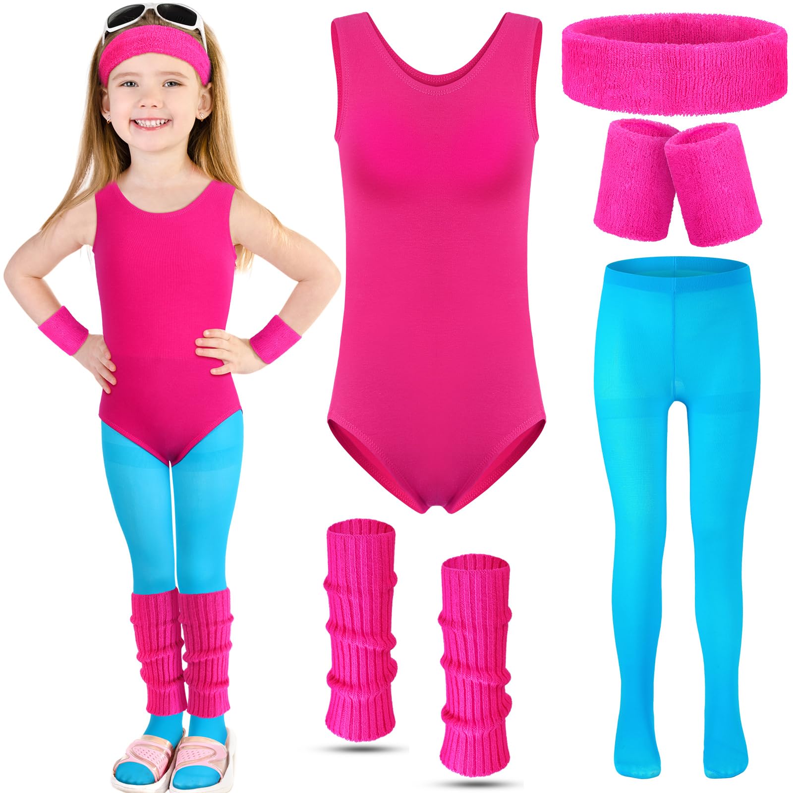 Foto 2 pulgar | Disfraz Giegxin Kids De Entrenamiento Para Halloween De Los 80 Con Accesorios - Venta Internacional.