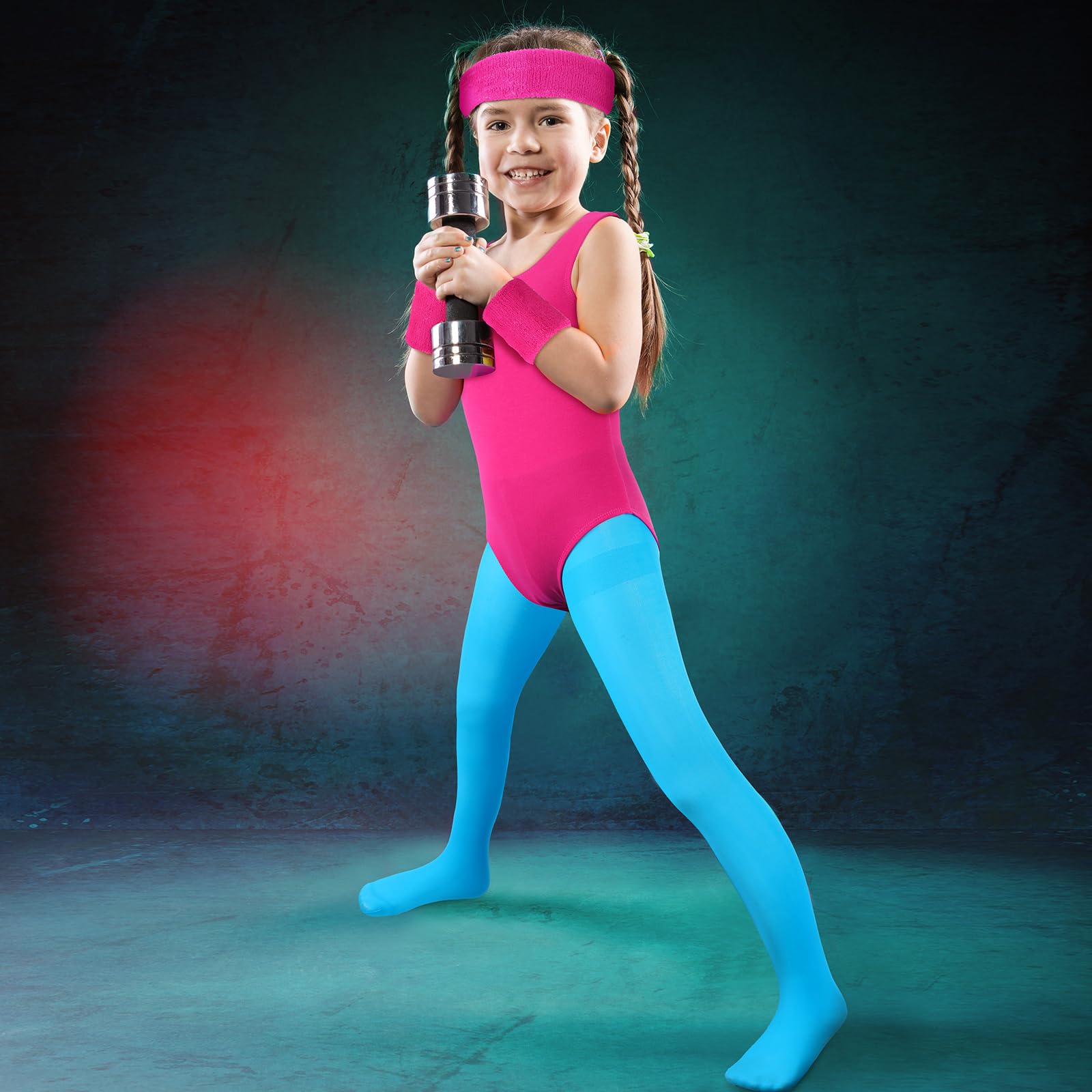 Foto 7 pulgar | Disfraz Giegxin Kids De Entrenamiento Para Halloween De Los 80 Con Accesorios - Venta Internacional.