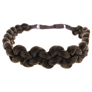 Foto 2 | Diadema Con Trenzas Gruesas, Pelo Castaño Pop R10, 1 Unidad - Venta Internacional.