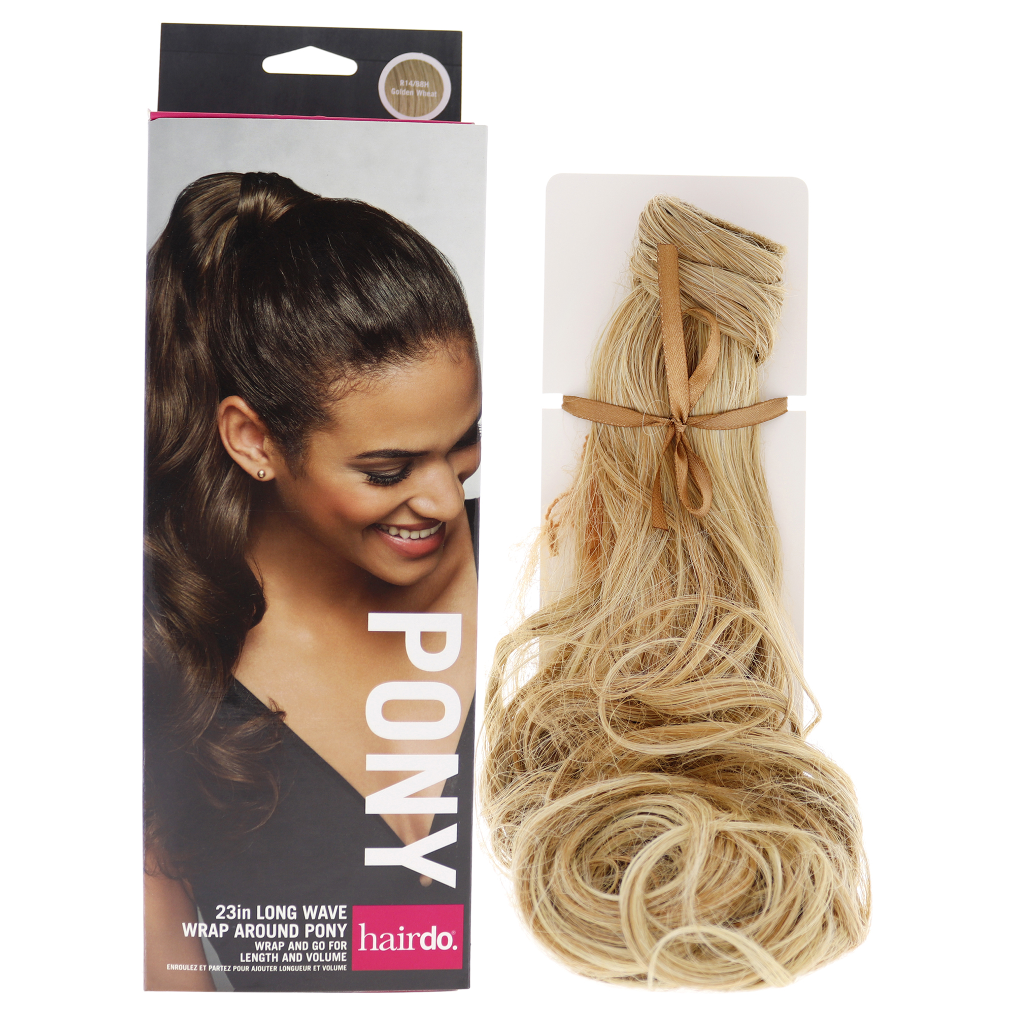 Foto 2 pulgar | Extensión De Cabello Hairdo Wave Pony R14 88h Golden Wheat 60 Cm - Venta Internacional.