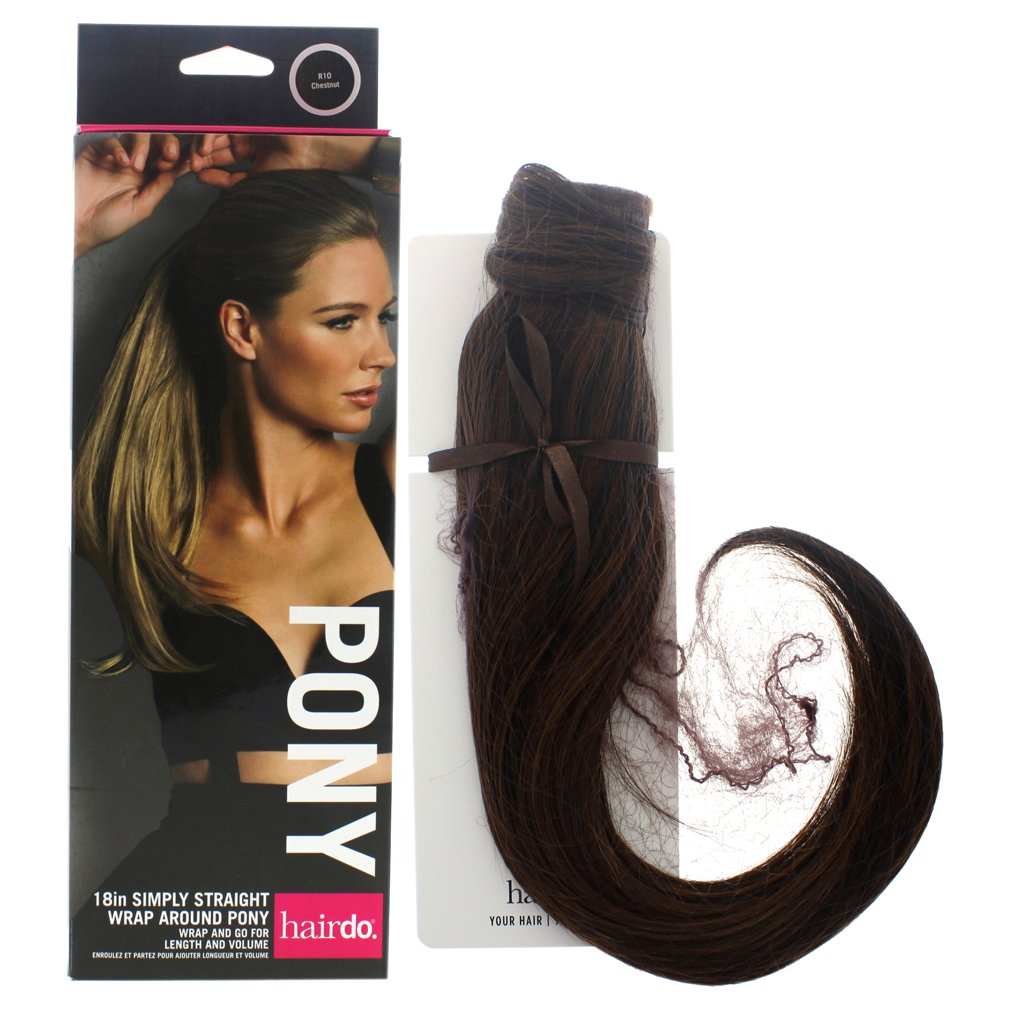 Foto 2 pulgar | Extensión De Cabello Hairdo Simply Pony R10 Chestnut 45 Cm - Venta Internacional.