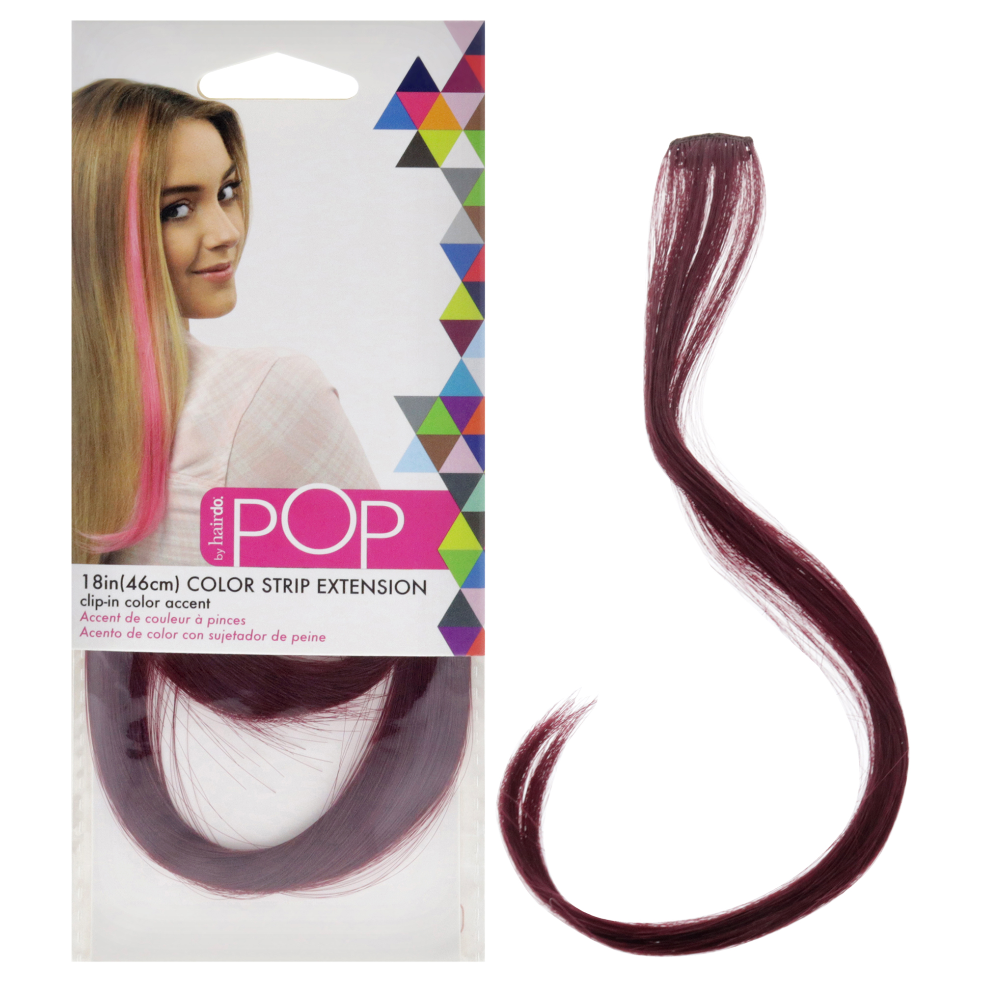 Foto 2 pulgar | Extensión De Cabello Hairdo Pop Extension Berry Kiss 45 Cm - Venta Internacional.