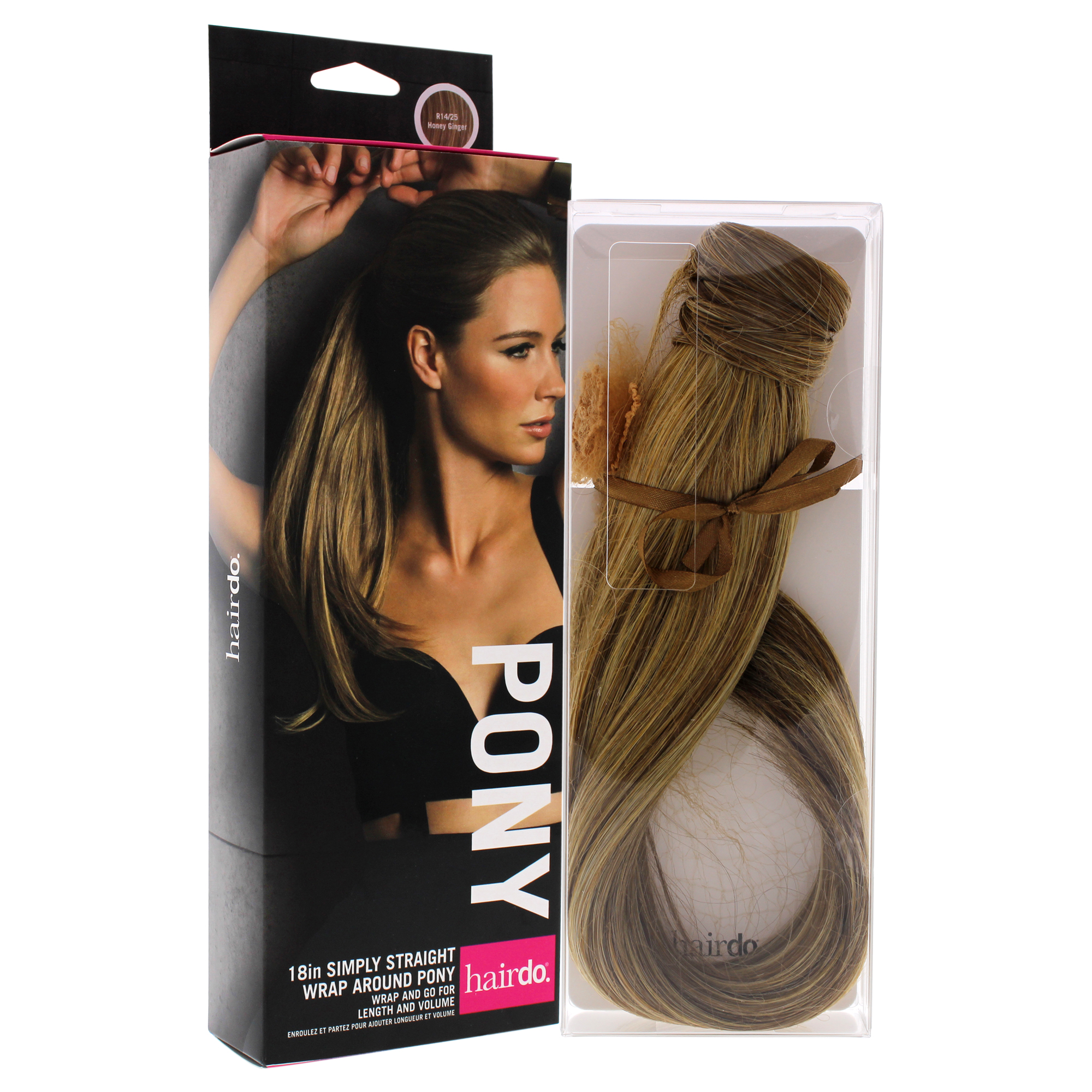 Foto 1 | Extensión De Cabello Simply Pony R14 25 Honey Ginger 45 Cm - Venta Internacional.