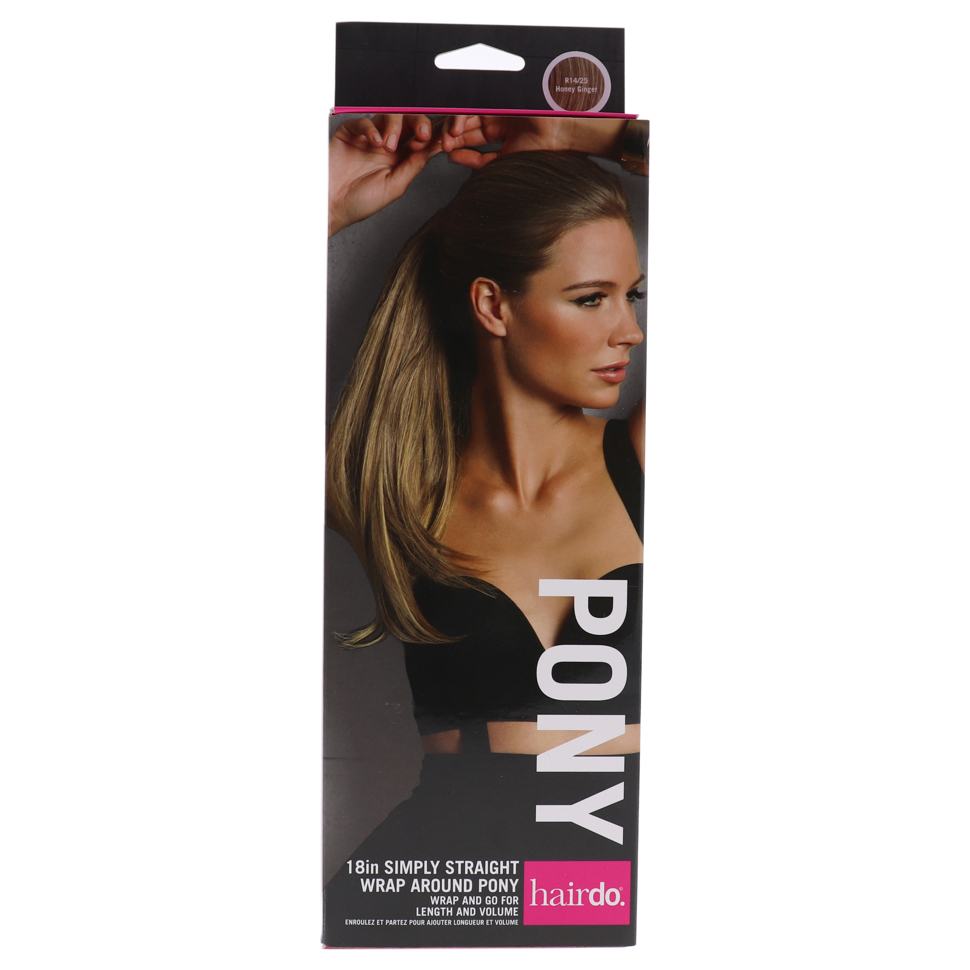 Foto 3 | Extensión De Cabello Simply Pony R14 25 Honey Ginger 45 Cm - Venta Internacional.