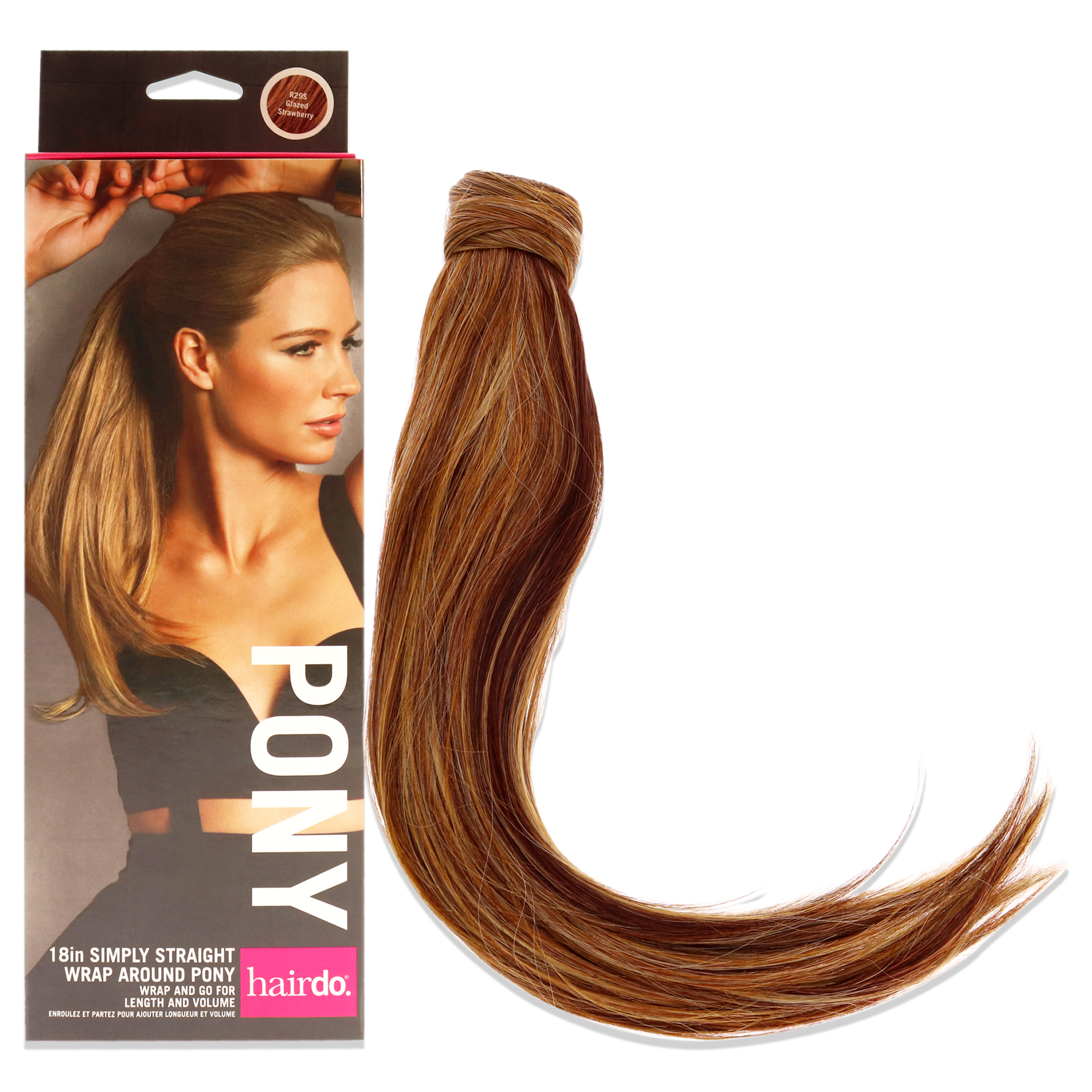 Foto 2 pulgar | Extensión De Cabello Hairdo Simply R29s, Color Fresa Esmaltada, 45 Cm - Venta Internacional.