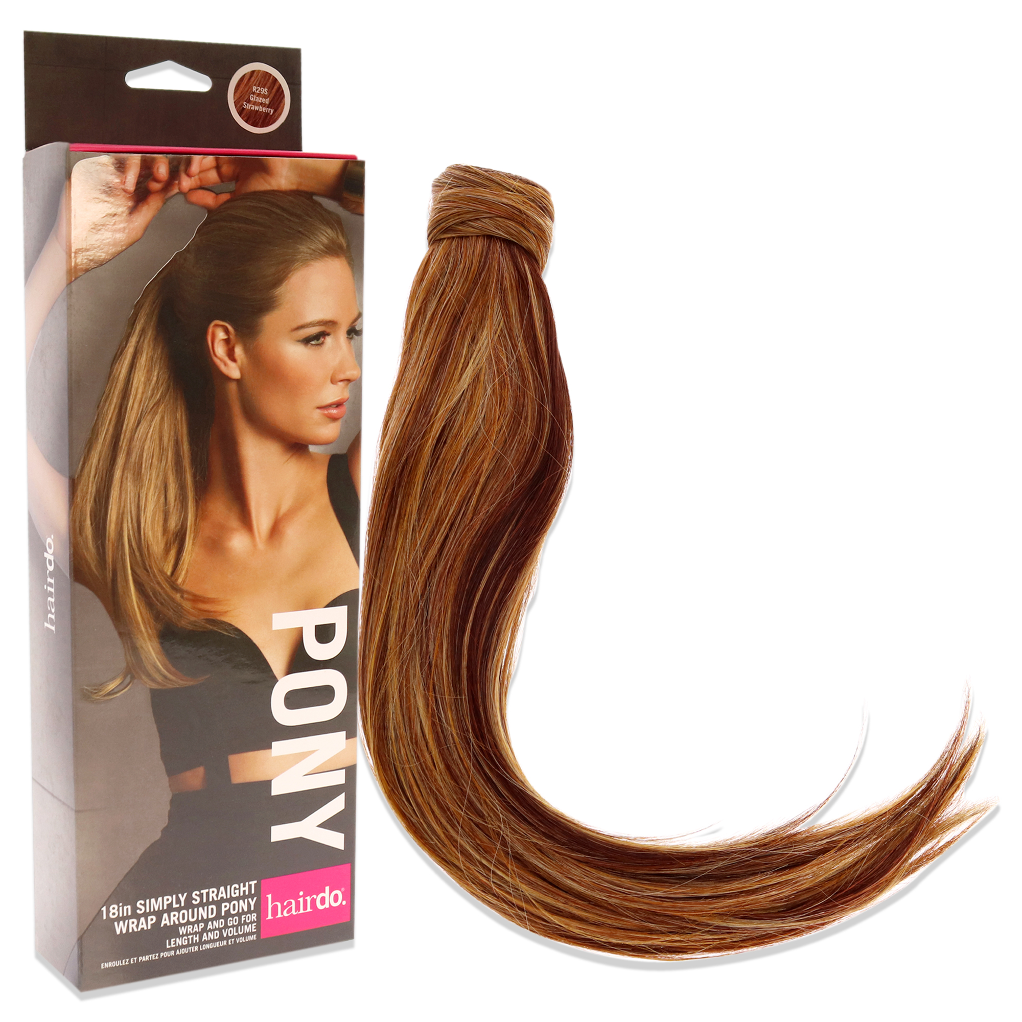 Foto 4 pulgar | Extensión De Cabello Hairdo Simply R29s, Color Fresa Esmaltada, 45 Cm - Venta Internacional.