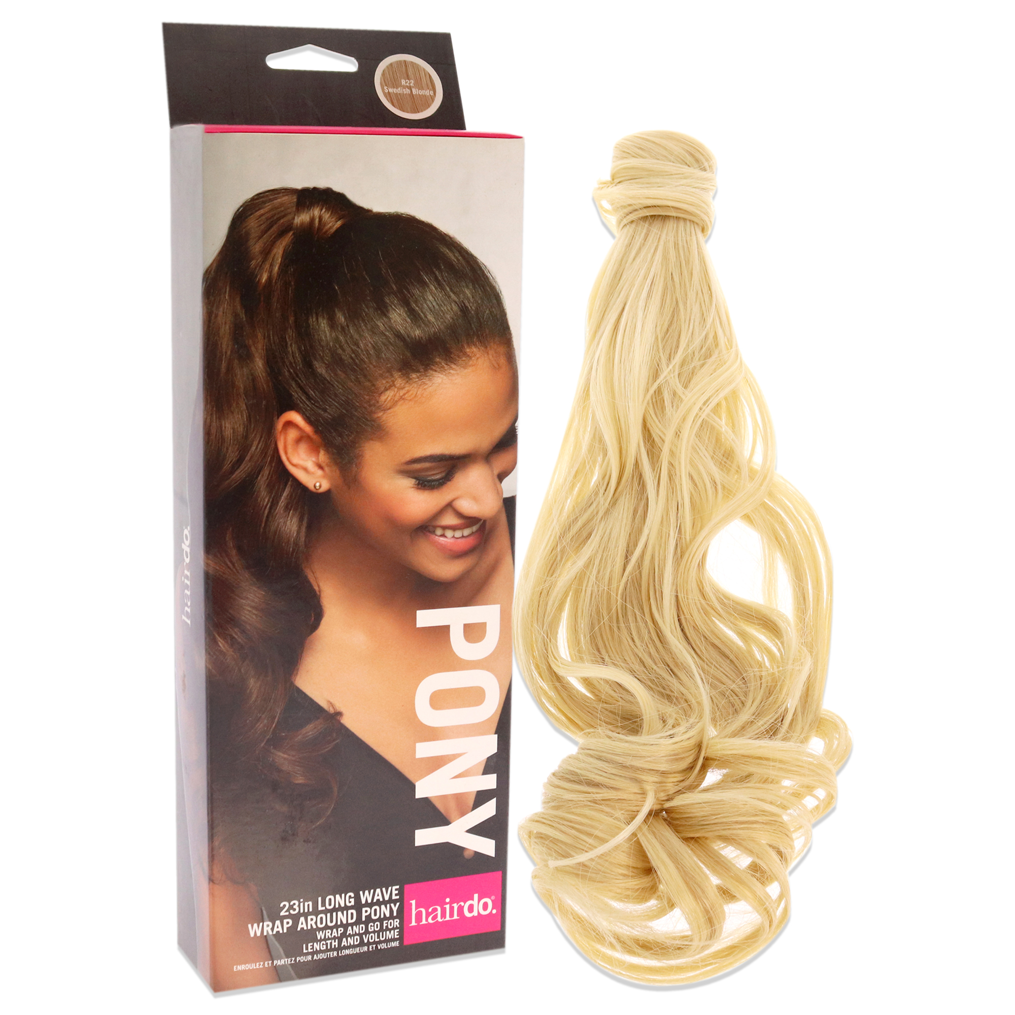 Foto 4 pulgar | Extensión De Cabello Hairdo Wave Pony R22, Rubio Sueco, 58 Cm - Venta Internacional.