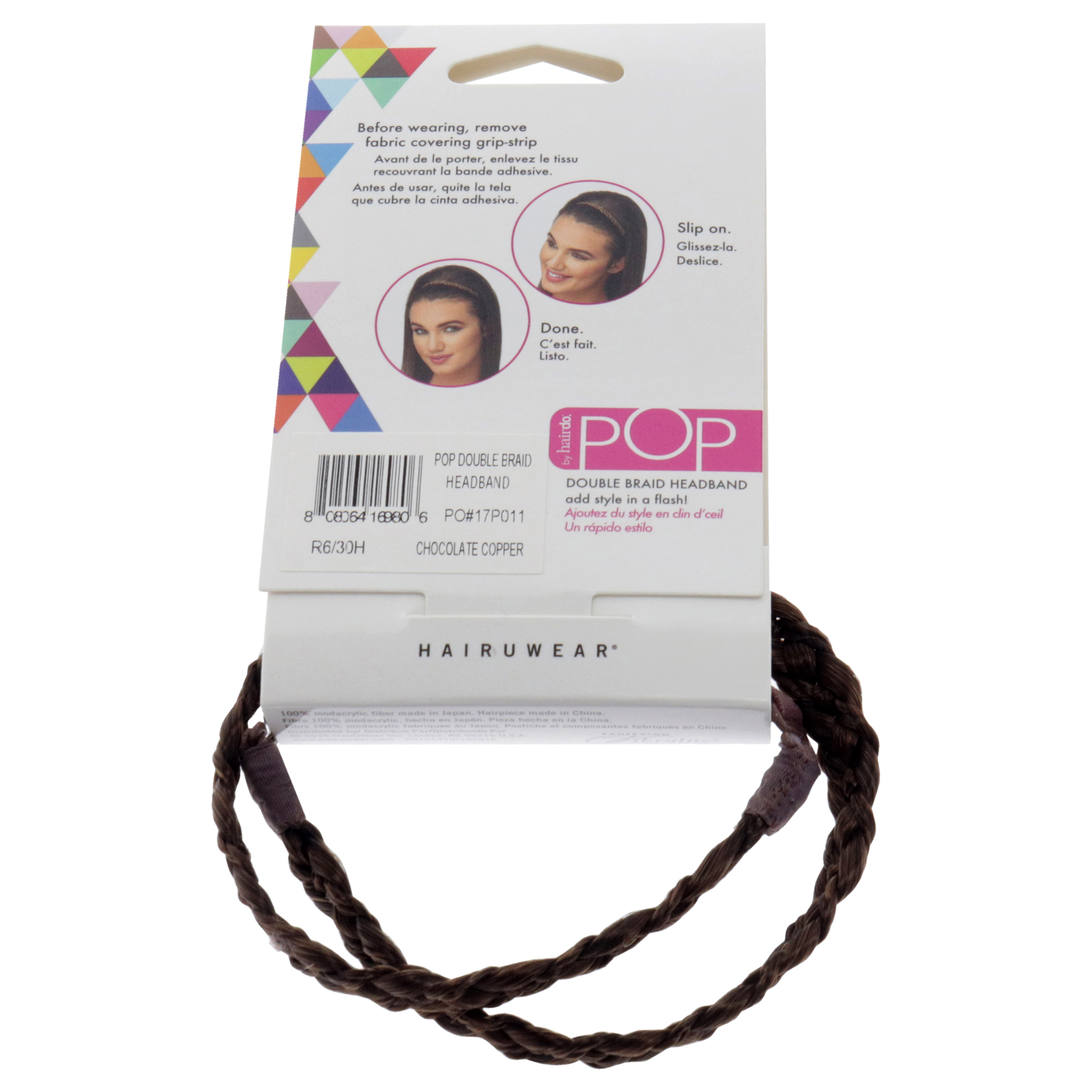 Foto 3 pulgar | Diadema Hairdo Pop R6 30h Chocolate Copper Para Cabello - Venta Internacional.