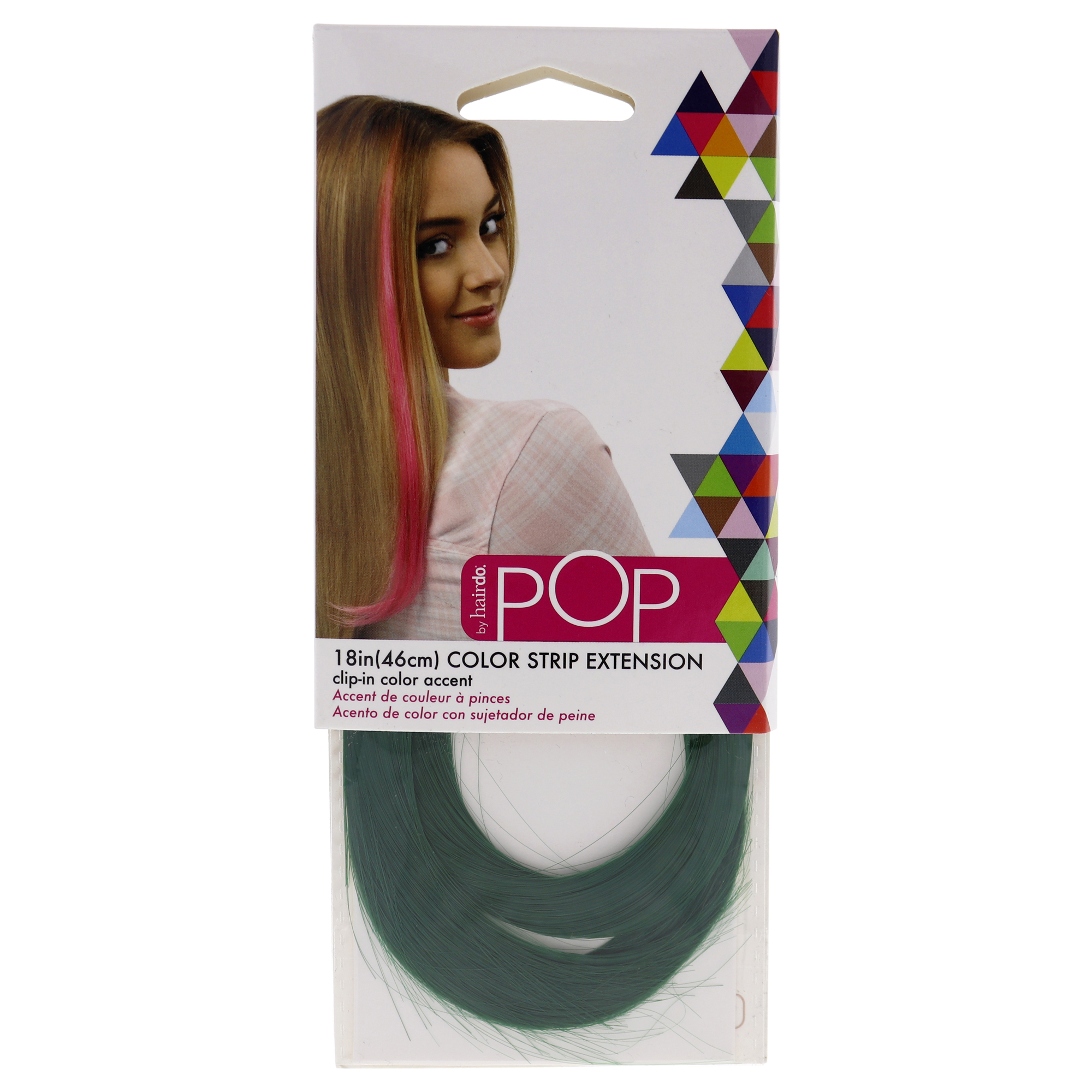 Foto 2 pulgar | Extensión Hairdo Pop Color Green Para Cabello De 18 Pulgadas - Venta Internacional.