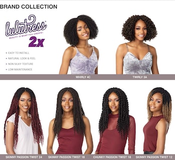 Foto 5 | Trenzas De Ganchillo Sensationnel Lulutress 2 Veces Preenrolladas Passion Twist - Venta Internacional.