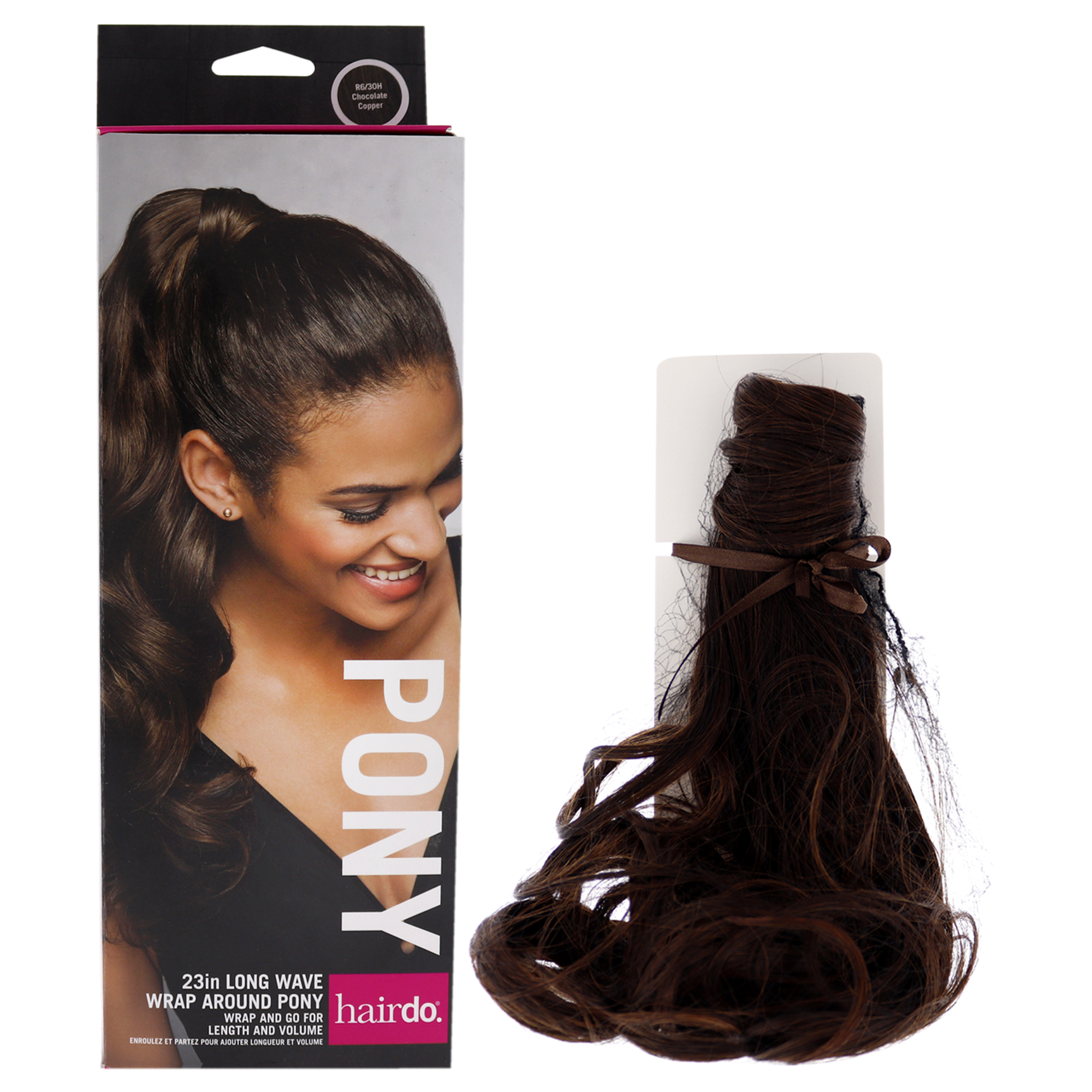 Foto 2 pulgar | Extensión De Pelo Hairdo Wave Pony R6 30h Copper 58cm - Venta Internacional.