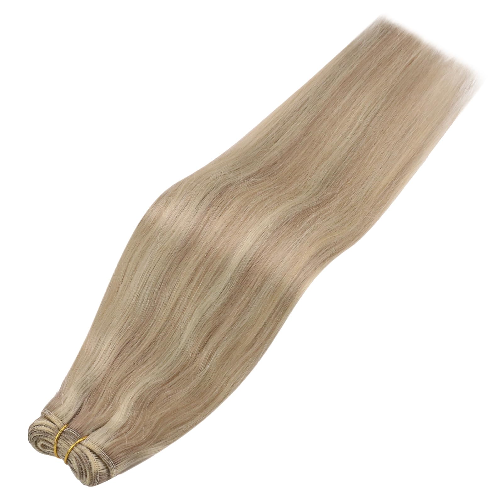 Foto 8 pulgar | Extensiones De Cabello Humano Sunny Weft, 60 Cm, Rubio Ceniza Oscuro - Venta Internacional.