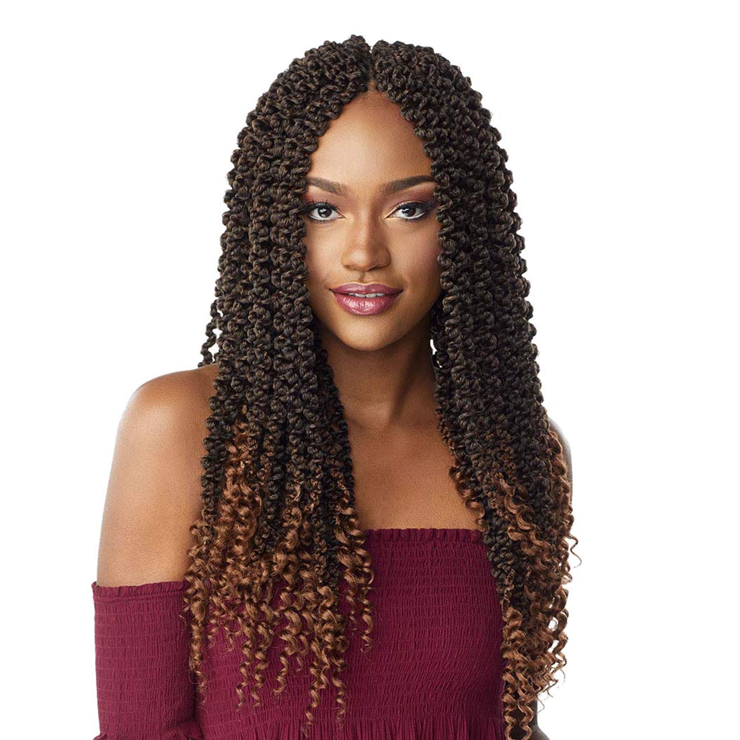 Foto 7 | Trenzas De Ganchillo Sensationnel Lulutress 3x Preenrolladas 3d Twist - Venta Internacional.