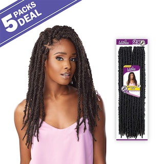Foto 2 | Trenzas De Ganchillo Sensationnel Lulutress 2x Butterfly Locs 18, Paquete De 5 - Venta Internacional.