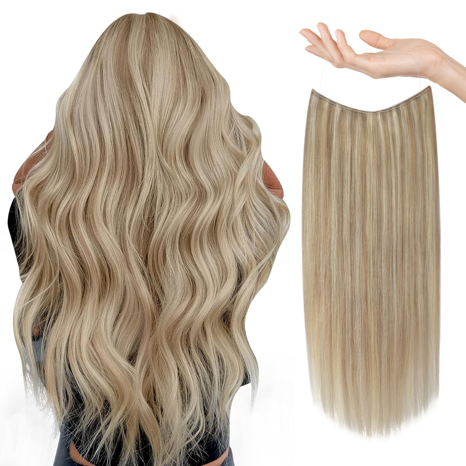 Foto 2 pulgar | Extensiones De Cabello Sunny, 95 G, Cabello Humano Rubio, 40 Cm - Venta Internacional.