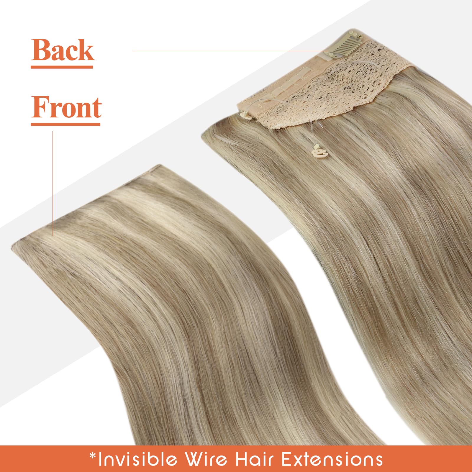 Foto 7 pulgar | Extensiones De Cabello Sunny, 95 G, Cabello Humano Rubio, 40 Cm - Venta Internacional.