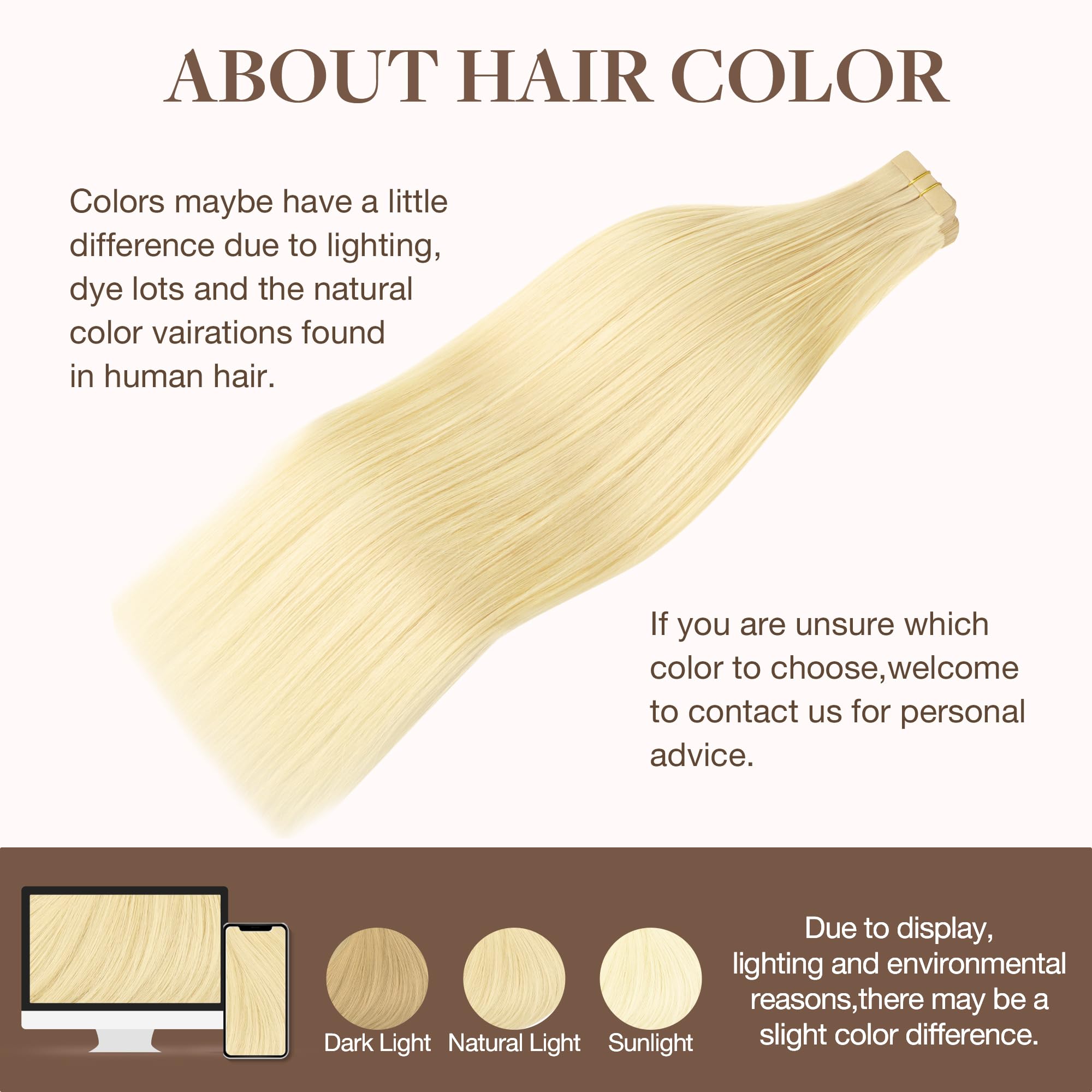 Foto 6 | Extensiones De Cabello Con Cinta Adhesiva Goo Goo Human Hair, 14 Pulgadas, 50 G, 20 Unidades - Venta Internacional.