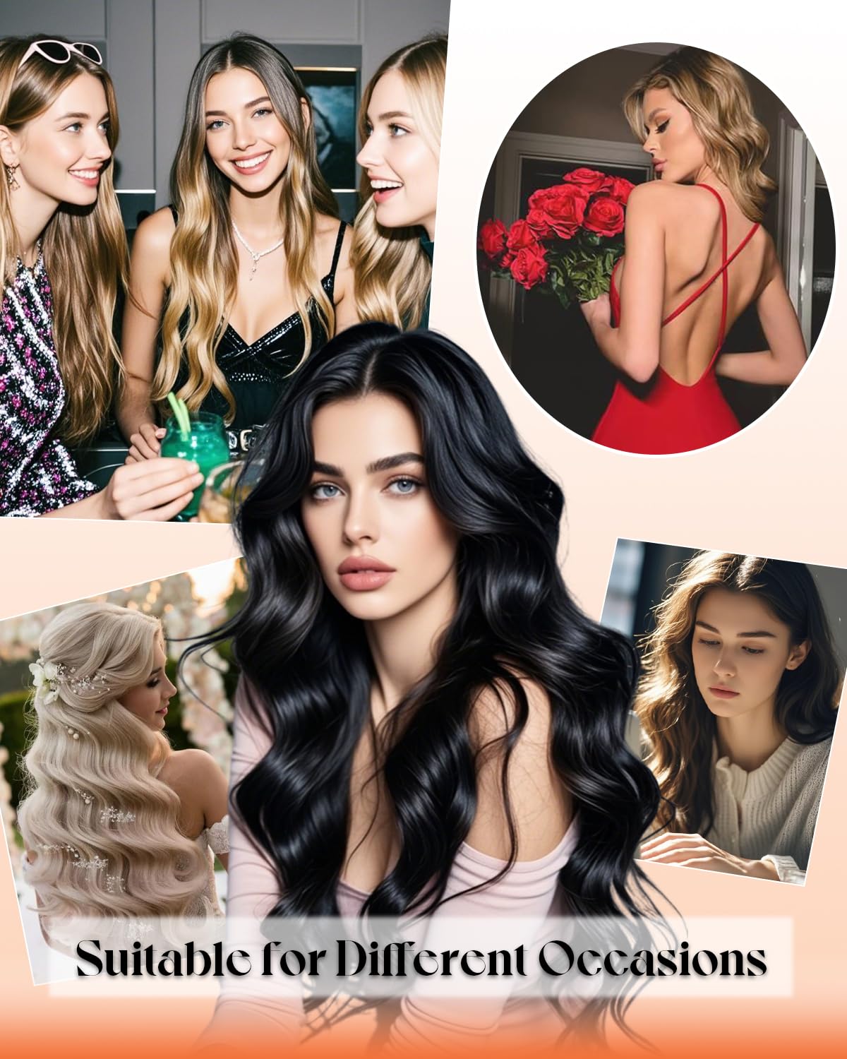 Foto 7 pulgar | Extensiones De Cabello Humano Sunny Blonde, 70 G, 14 Pulgadas - Venta Internacional.