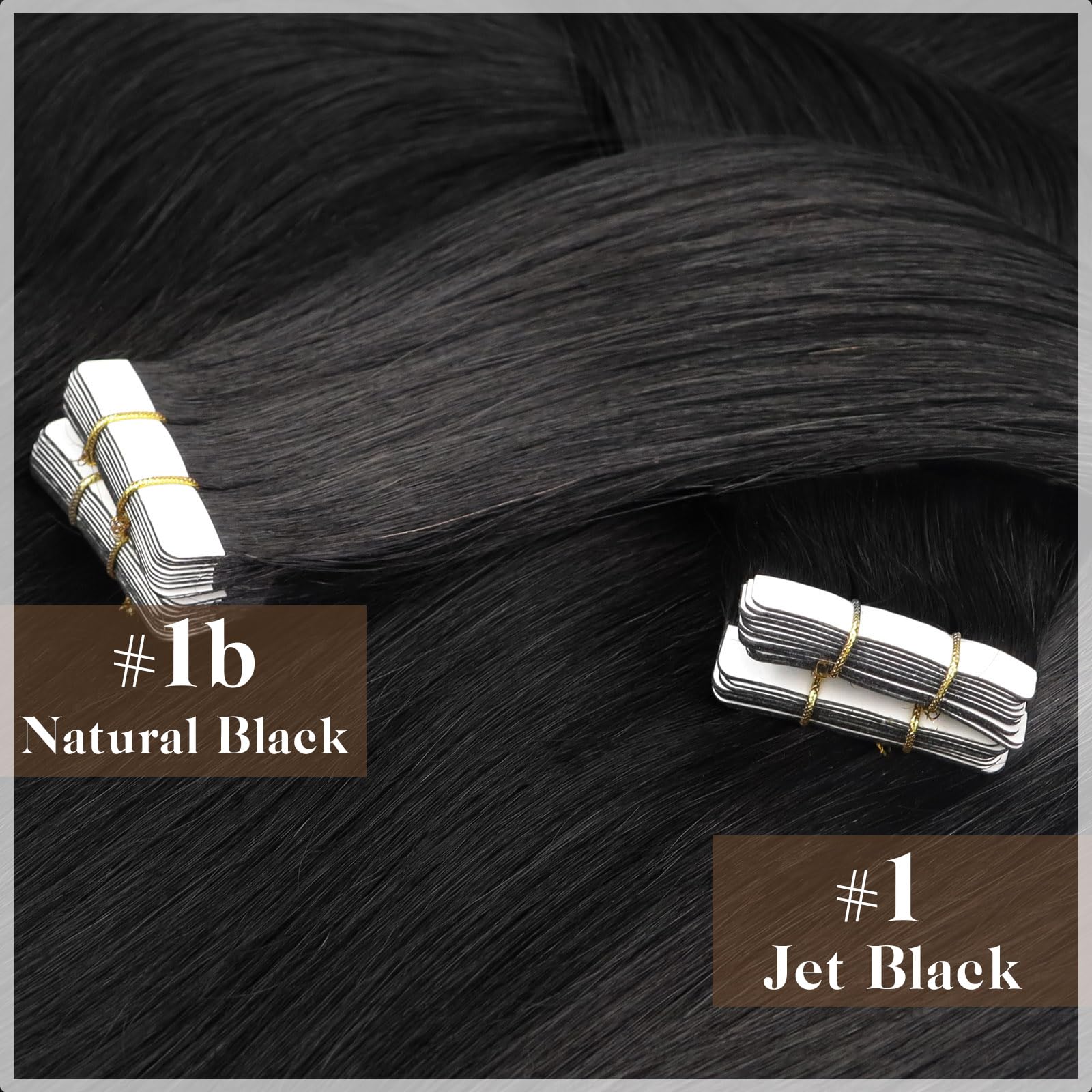 Foto 8 pulgar | Extensiones De Pelo Con Cinta Adhesiva Sunny Hair Jet Black, 25 G, 45 Cm - Venta Internacional.