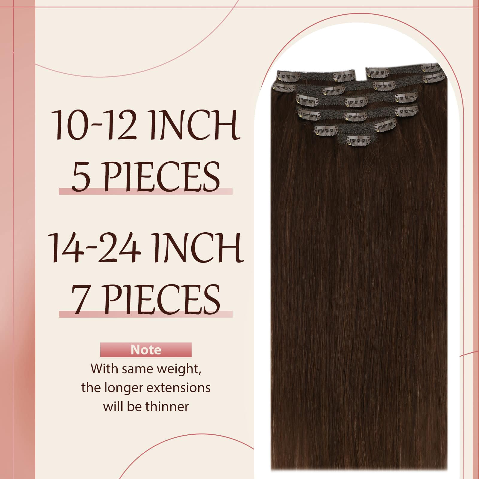 Foto 6 pulgar | Extensiones De Pelo Sunny Hair Straight, 35 Cm, 120 G - Venta Internacional.