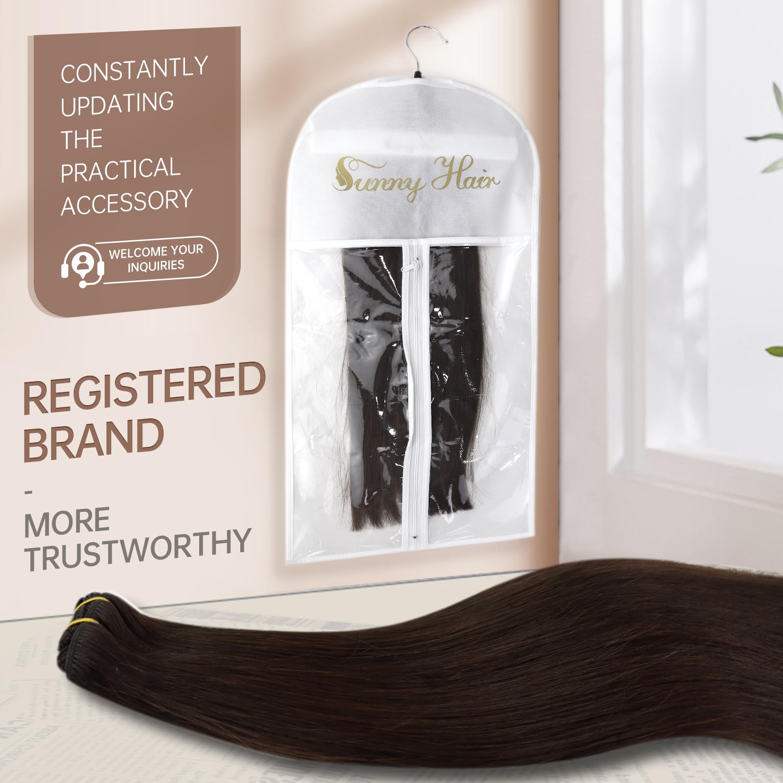 Foto 7 pulgar | Extensiones De Pelo Sunny Hair Straight, 35 Cm, 120 G - Venta Internacional.