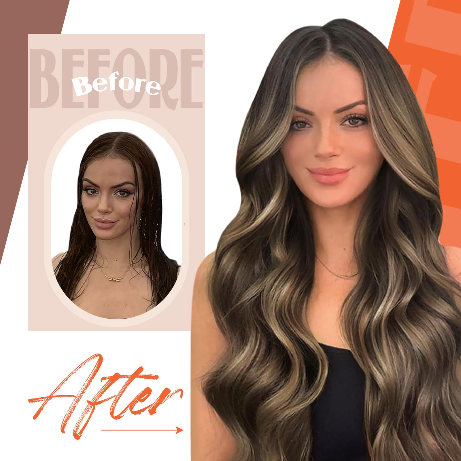 Foto 6 pulgar | Extensiones De Cabello Sunny Hair Ktip Human Hair, 18 Pulgadas, 50 G, Color Marrón - Venta Internacional.