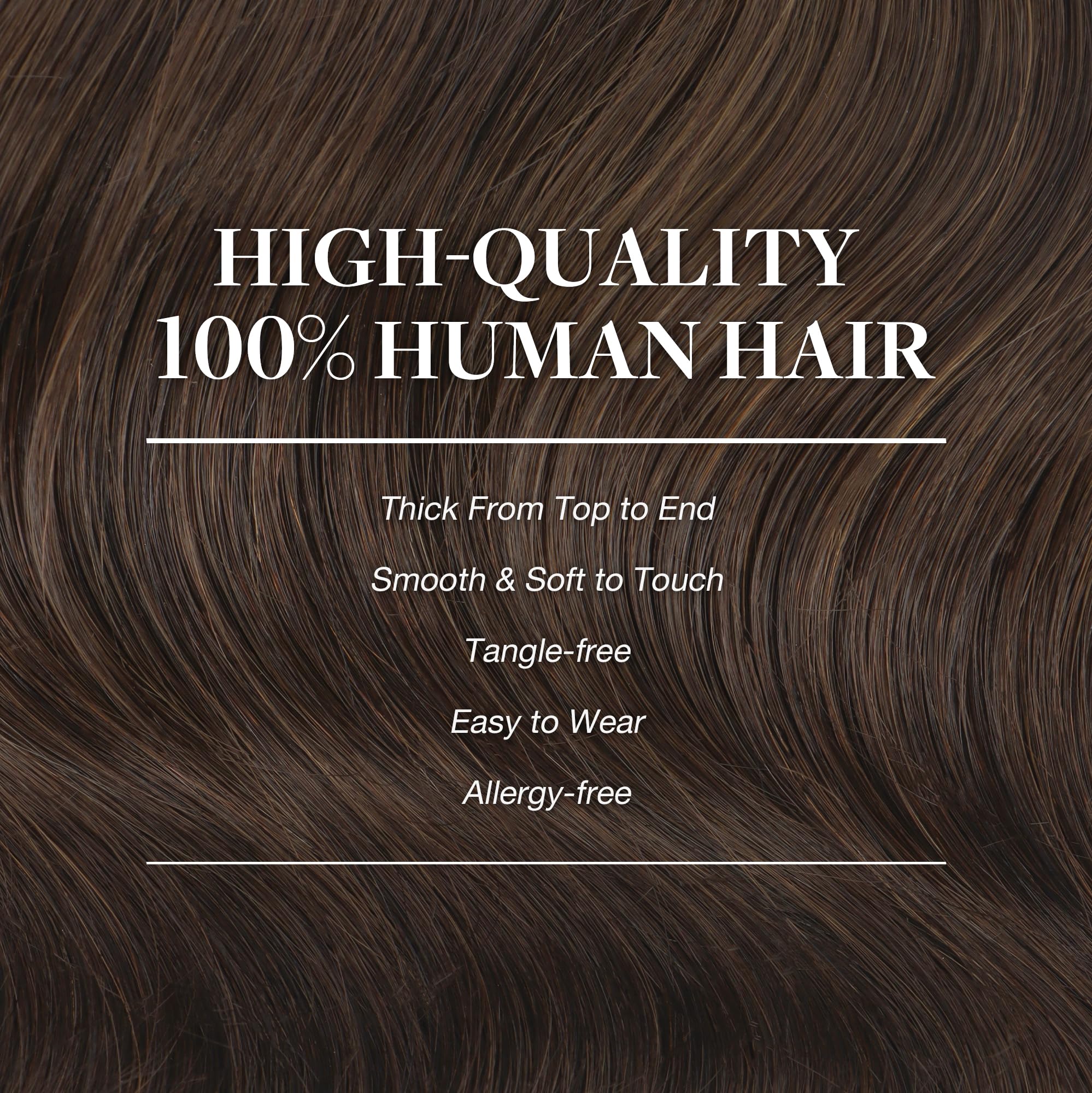 Foto 4 pulgar | Extensiones de Cabello Humano Real Goo Goo 12 Pulgadas - Venta Internacional