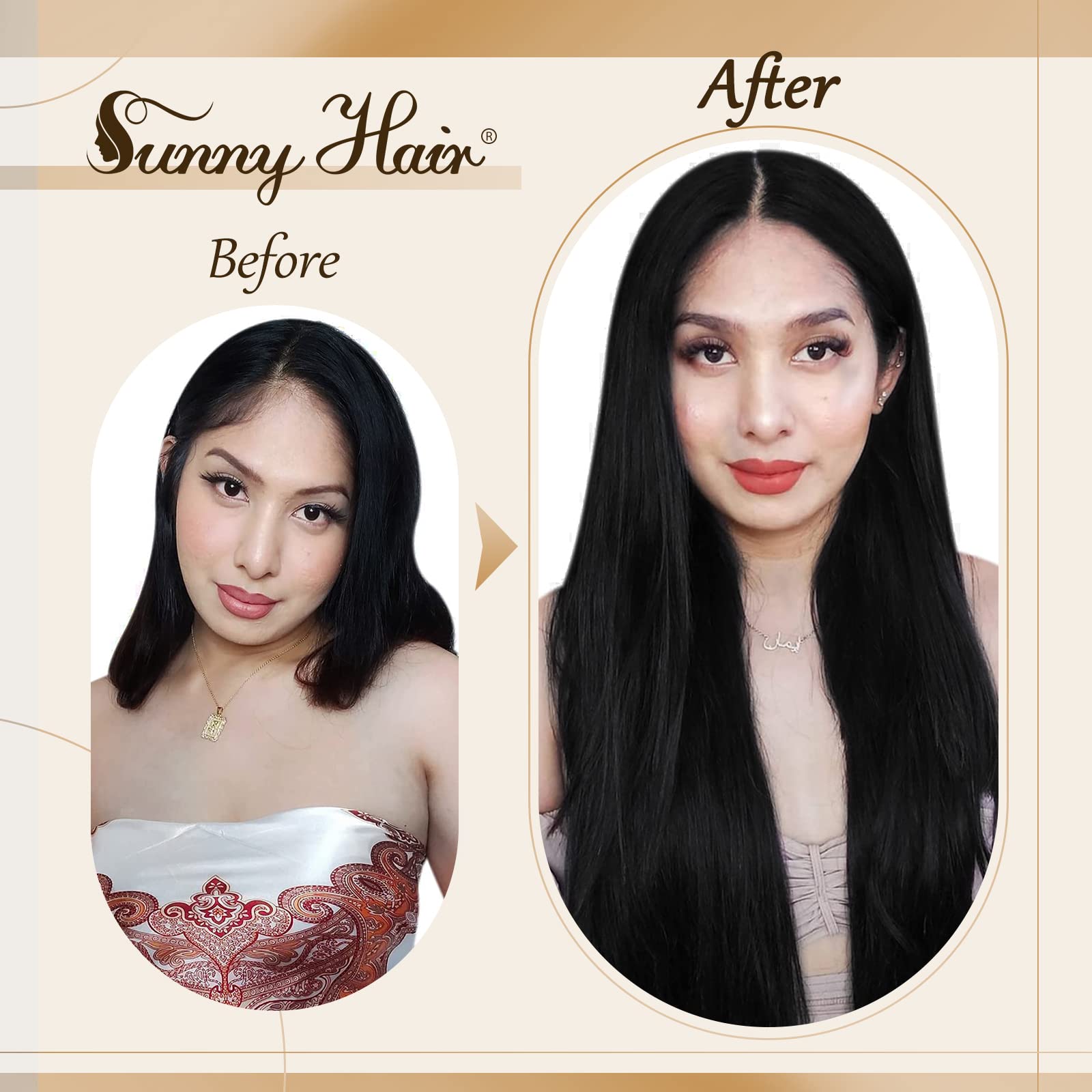 Foto 8 pulgar | Extensiones Con Forma De Pinza Para Cabello Liso Sunny Hair, 35 Cm, 120 G - Venta Internacional.