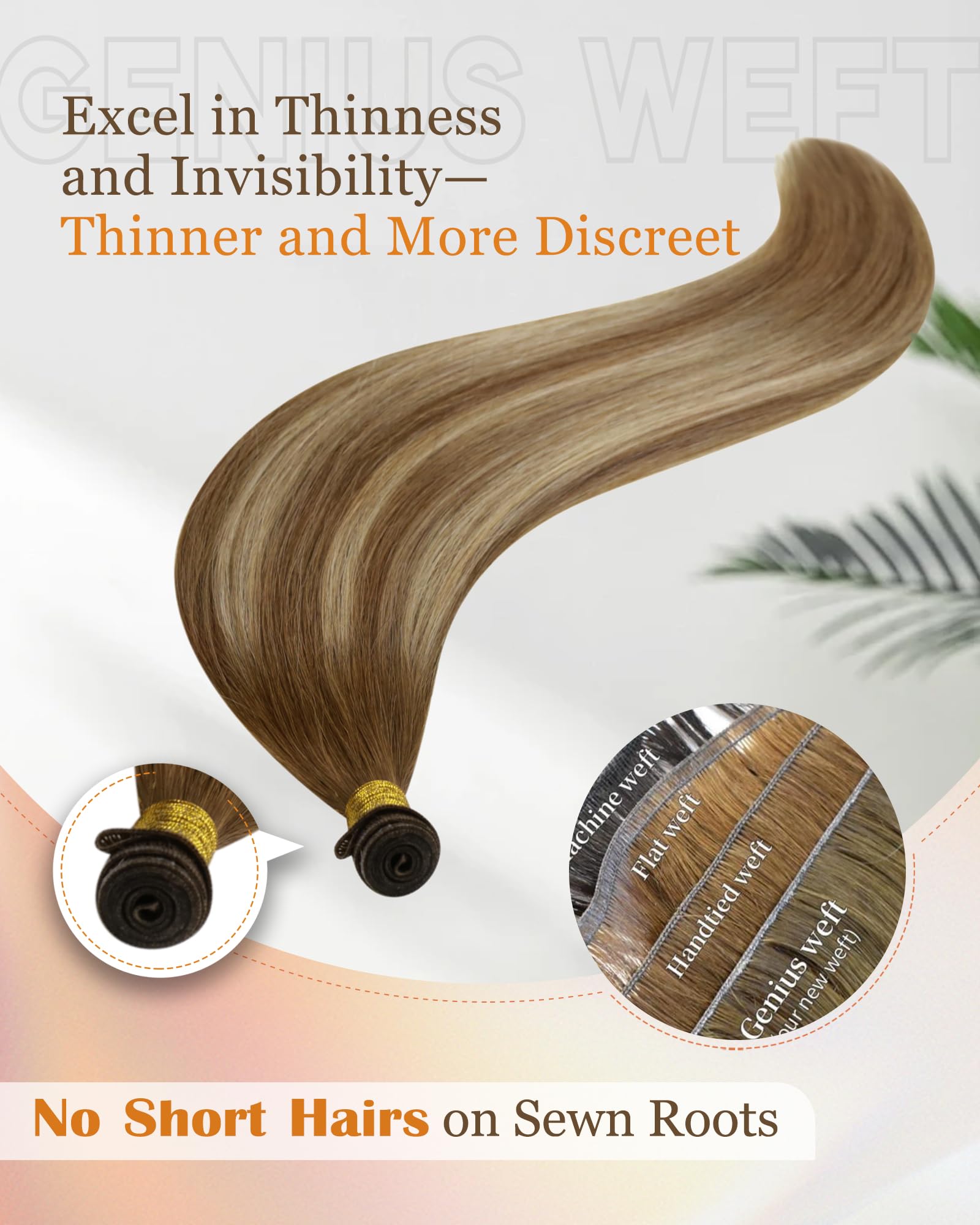 Foto 3 | Extensiones De Cabello Sunny Hair Genius Weft 50-80 G 14-24 Pulgadas - Venta Internacional.