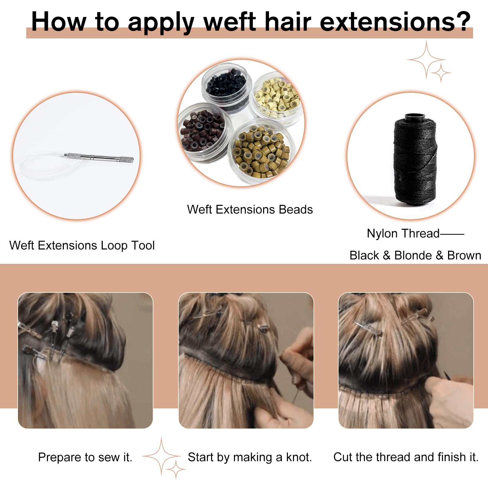 Foto 6 pulgar | Extensiones De Cabello Full Shine Genius Weft Copper 60 Cm 60 G - Venta Internacional.