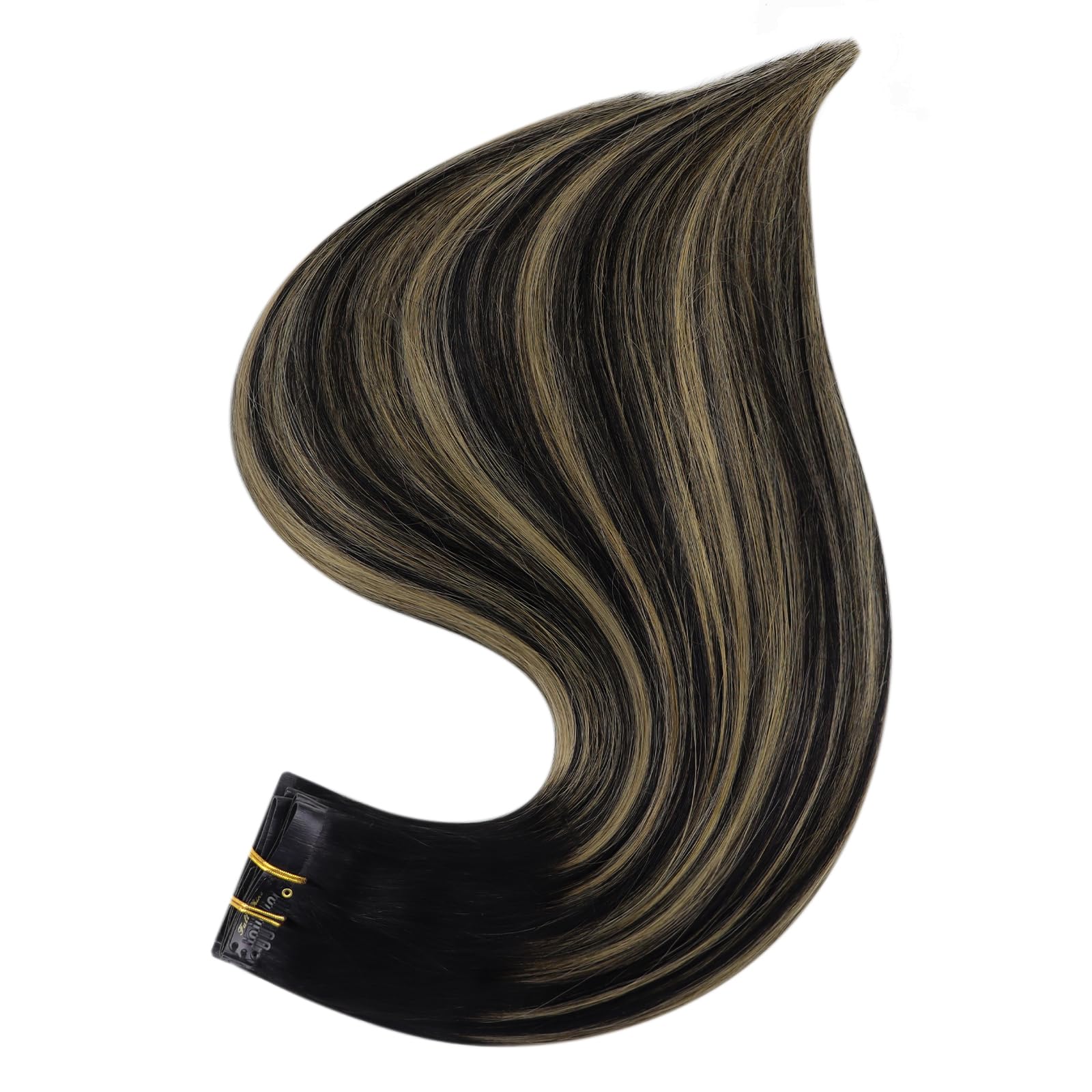 Foto 8 pulgar | Extensiones De Cabello Con Clip, De Color Negro Brillante A Marrón Medio - Venta Internacional.