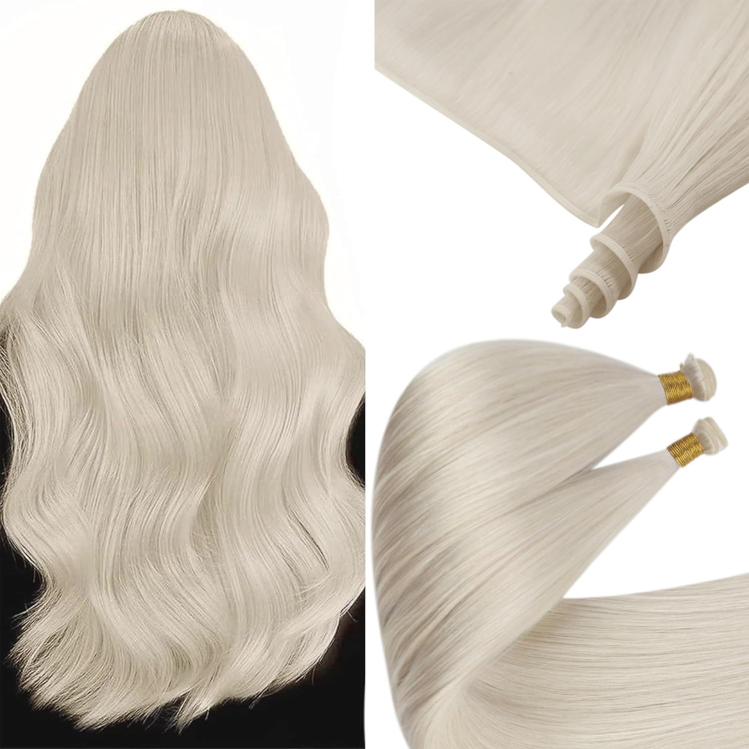 Foto 1 | Extensiones De Cabello Sunny Hair Genius Weft Platinum Blonde 20 Pulgadas - Venta Internacional.