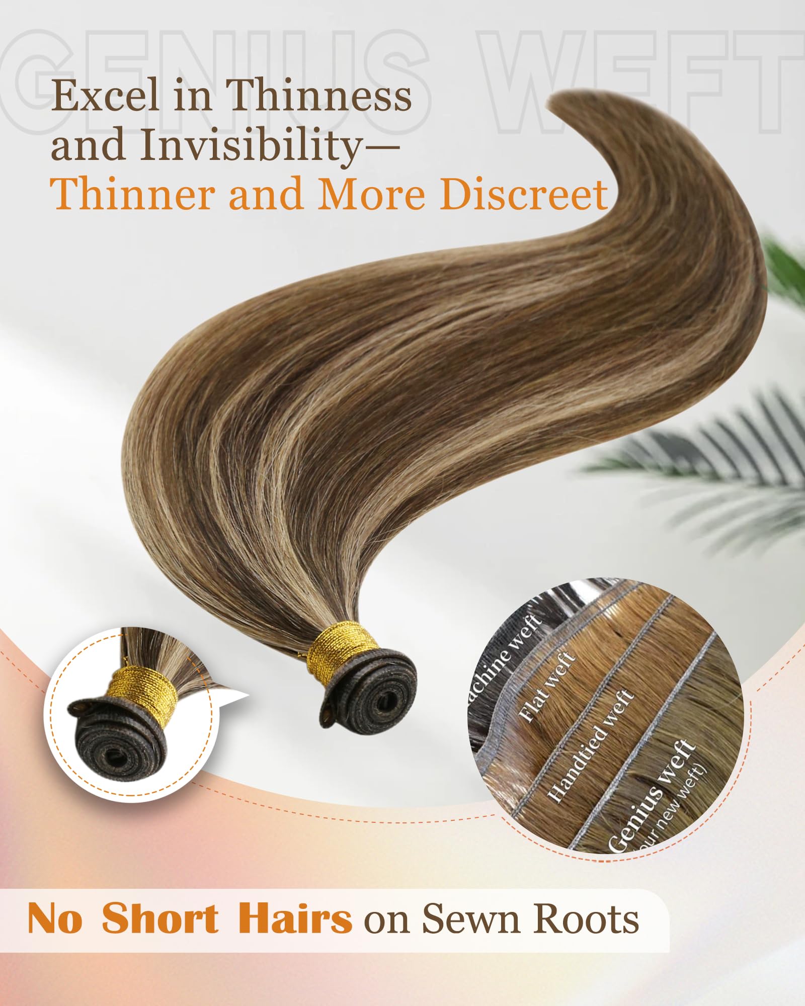 Foto 4 pulgar | Extensiones De Cabello Sunny Hair Genius Weft 50-80 G 14-24 Pulgadas - Venta Internacional.